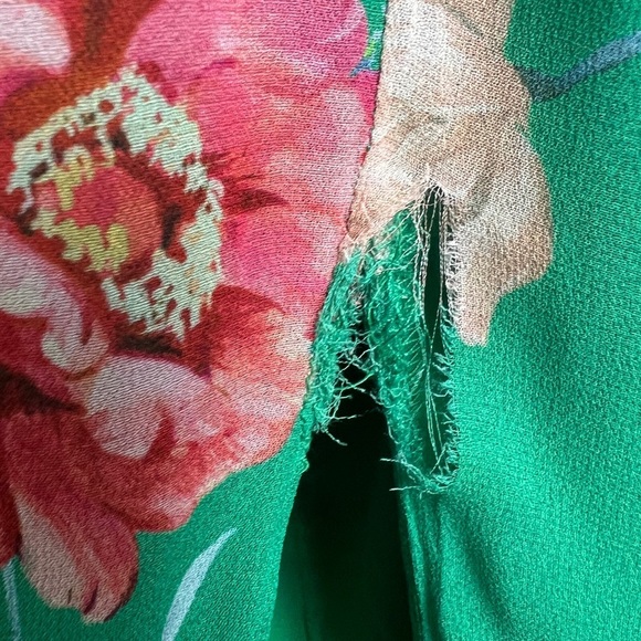 Yumi Kim Tracey Green Floral Maxi Dress Size XS Sold Out  - FLAW - Picture 16 of 16